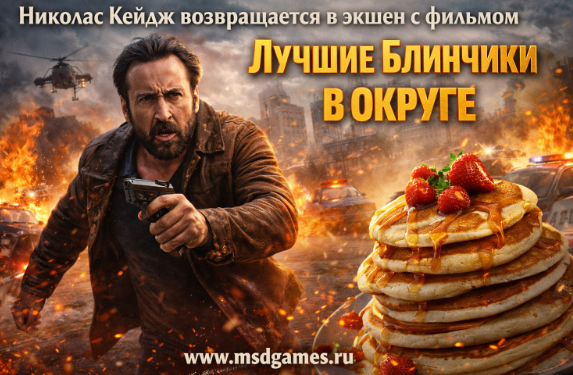 Николас Кейдж возвращается в экшен с фильмом «Лучшие блинчики в округе»